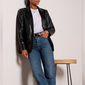 Siena Leather Blazer